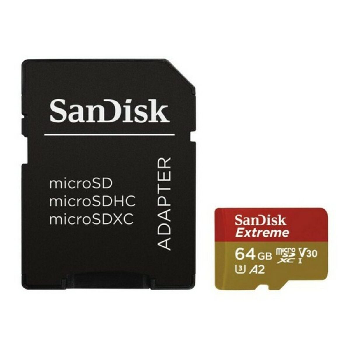 Карта памяти микро-SD с адаптером SanDisk SDSQXA1-GN6AA C10 160 MB/s-4