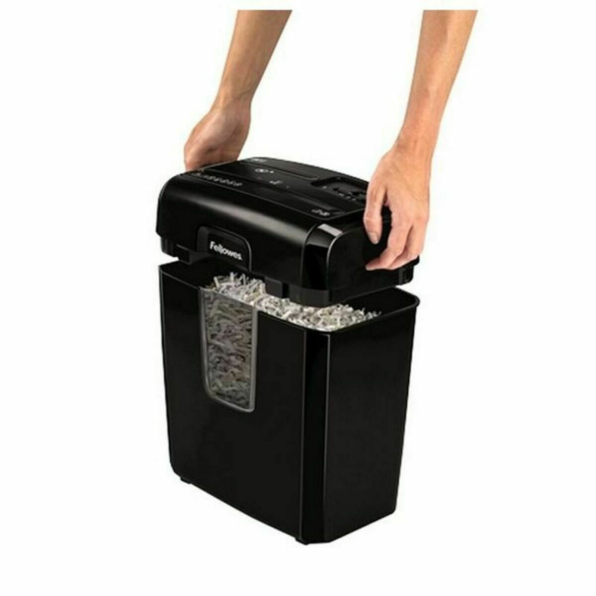 Шредер-крошитель для бумаги Fellowes 8Cd 14 L 4 x 35 mm Чёрный-3