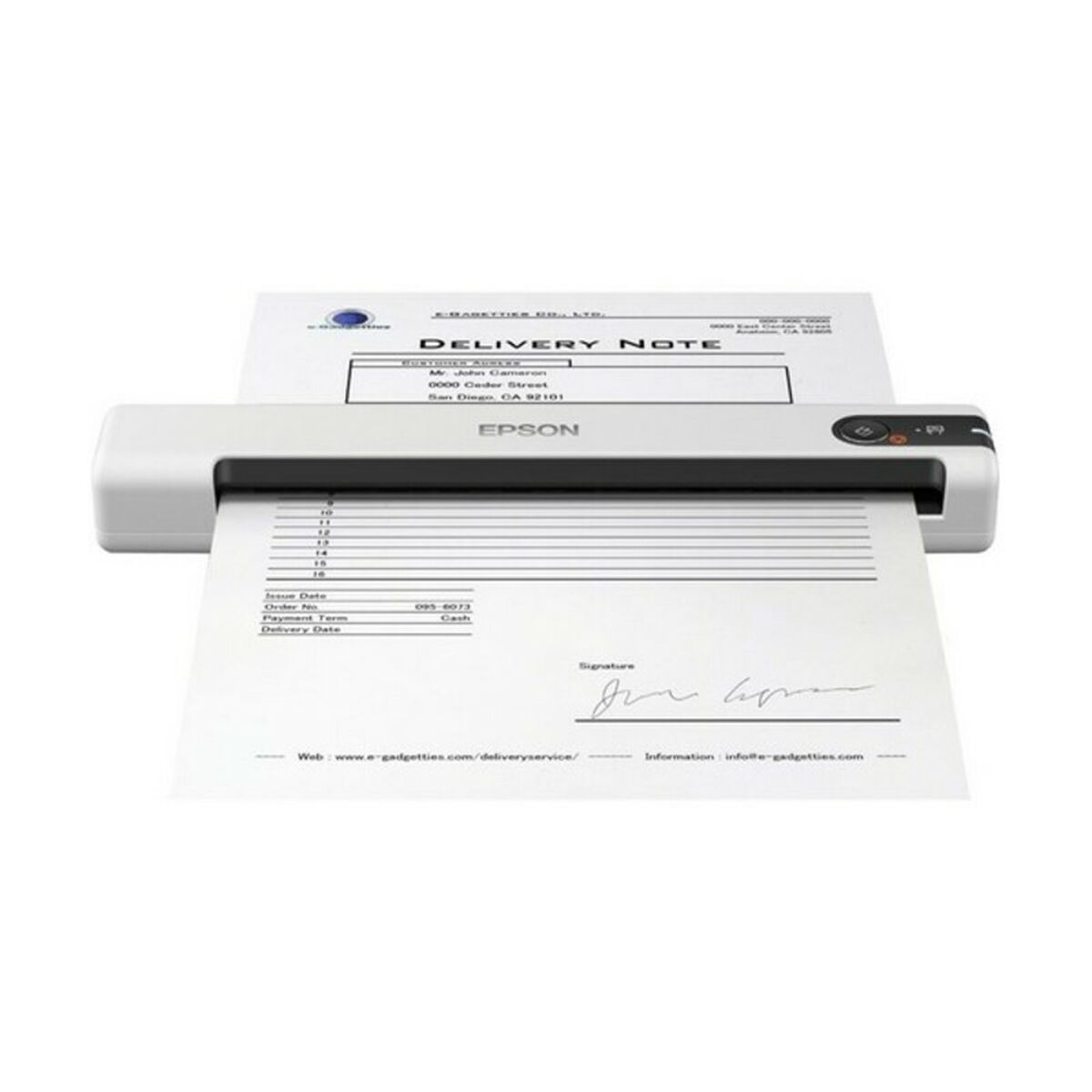 Портативный сканер Epson WorkForce DS-70 600 dpi USB 2.0 Белый-2