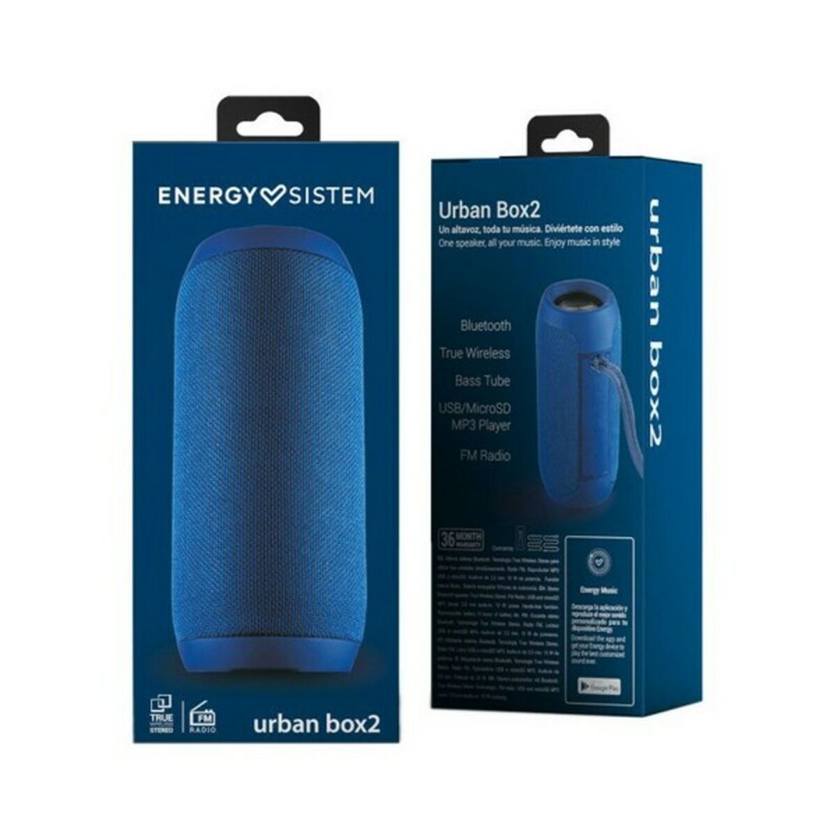 Беспроводный Bluetooth-динамик Energy Sistem Urban Box 2-8