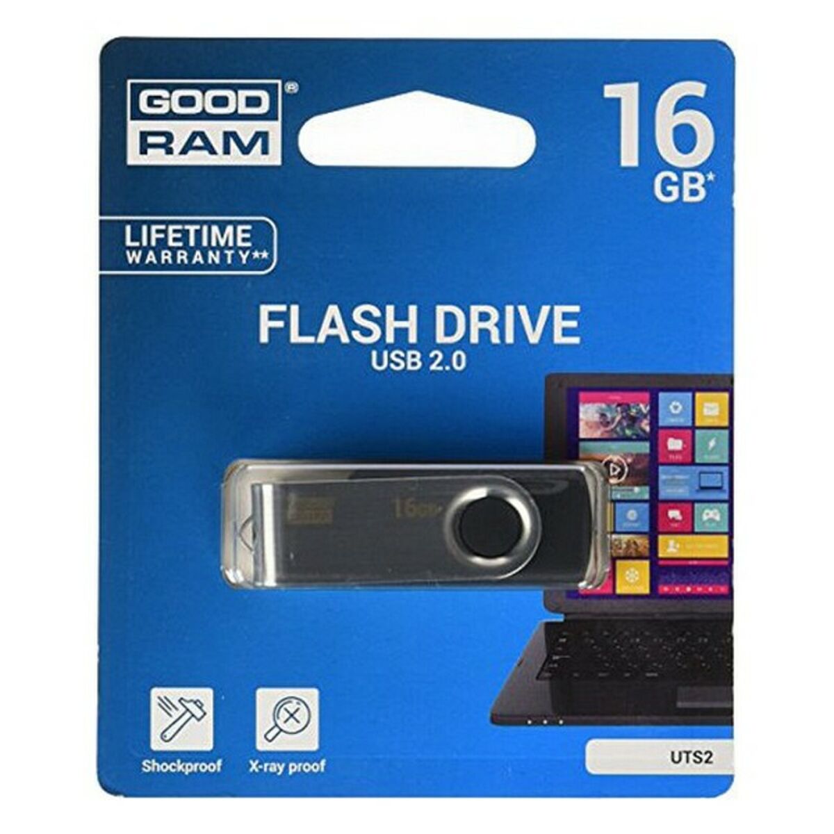 Pendrive GoodRam UTS2 USB 2.0 Чёрный-2