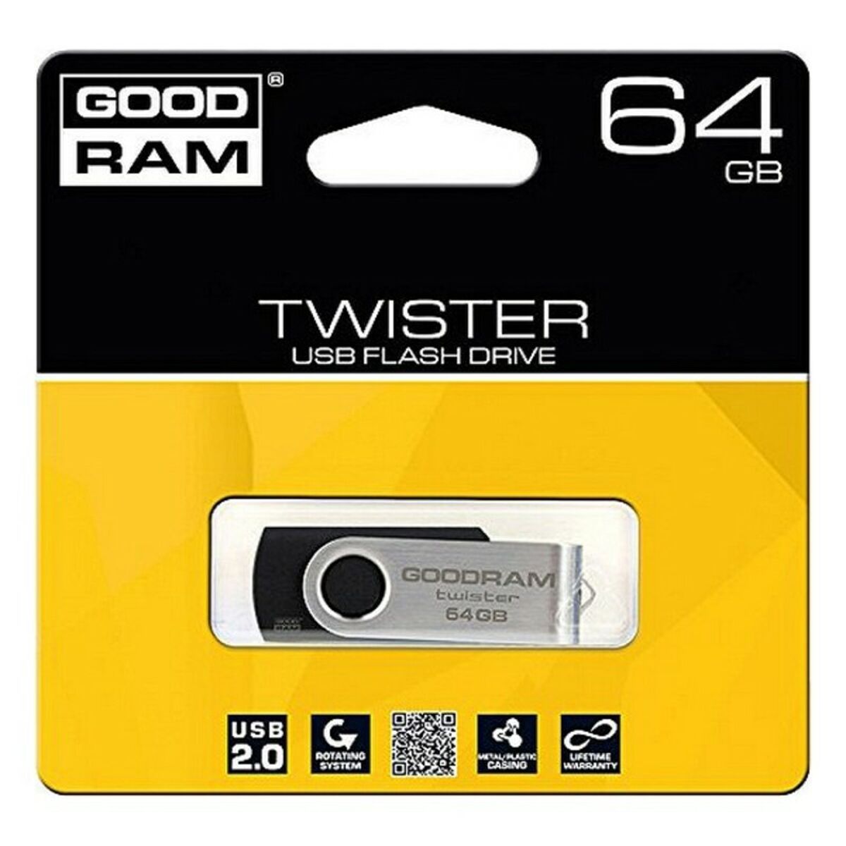 Pendrive GoodRam UTS2 USB 2.0 Чёрный-4