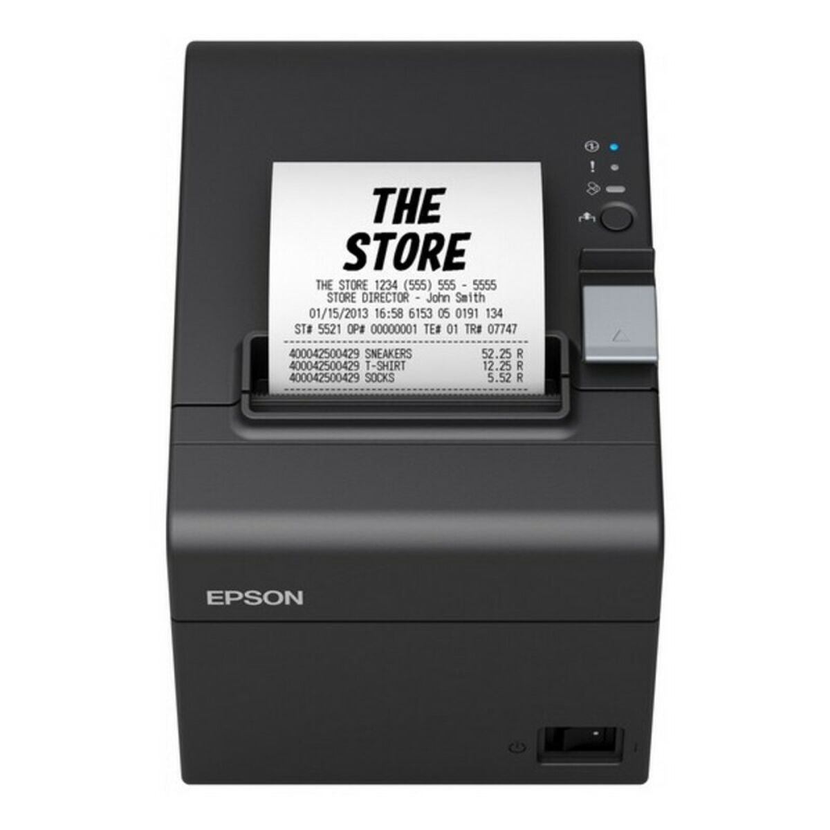 Принтер билетов Epson TM-T20III 203 dpi 250 mm/s LAN Чёрный-2