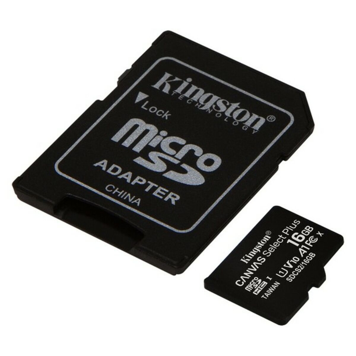 Карта памяти микро-SD с адаптером Kingston SDCS2 100 MB/s exFAT-8