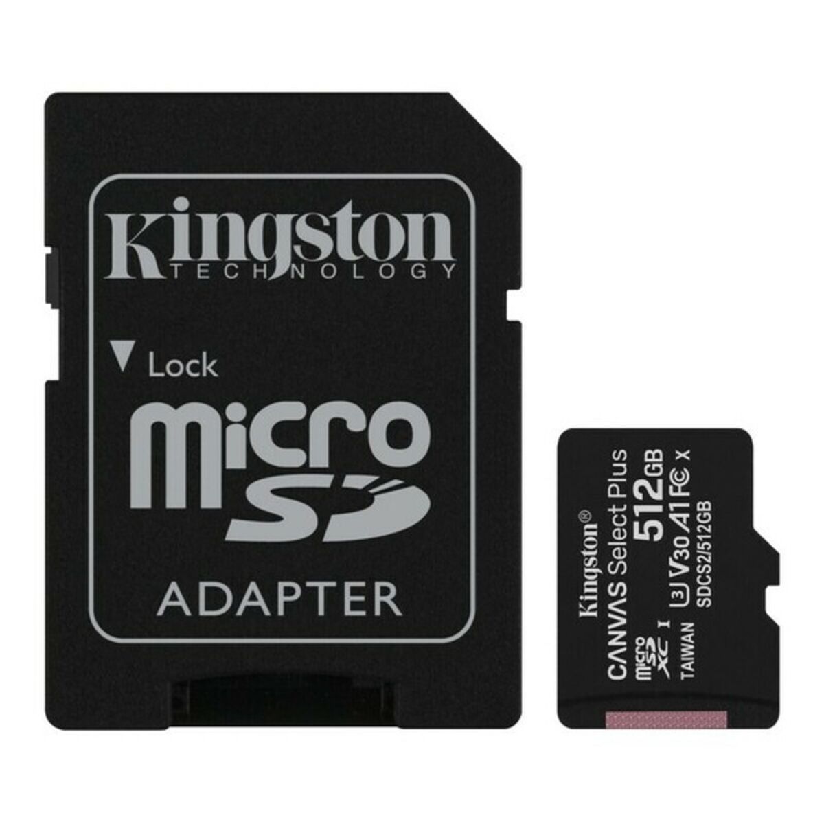 Карта памяти микро-SD с адаптером Kingston SDCS2 100 MB/s-5