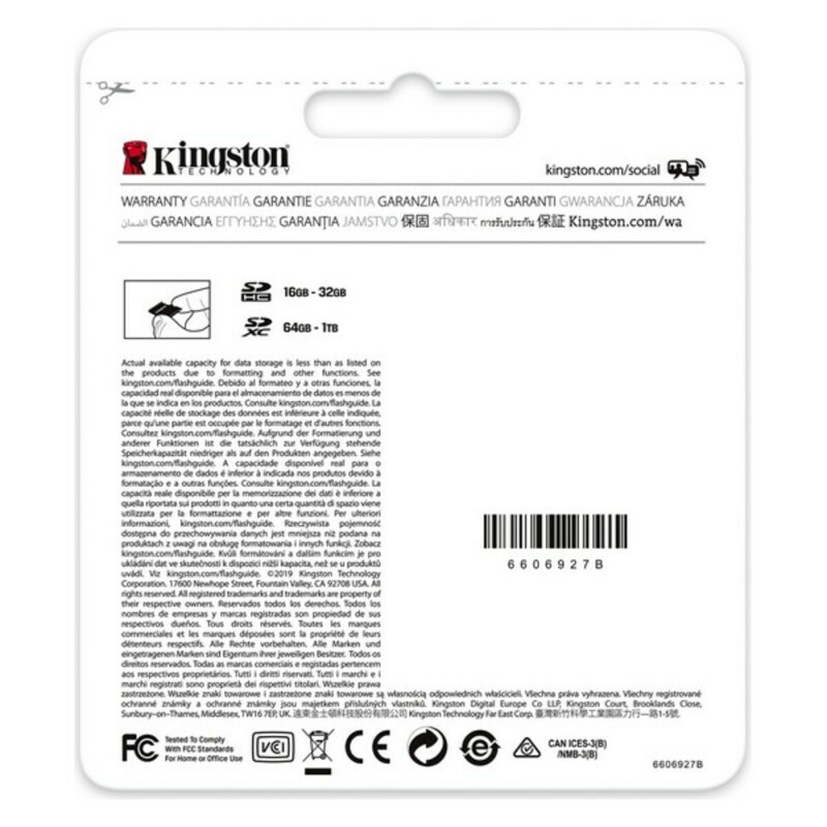 Карта памяти SD Kingston SDS2 100 MB/s exFAT-8