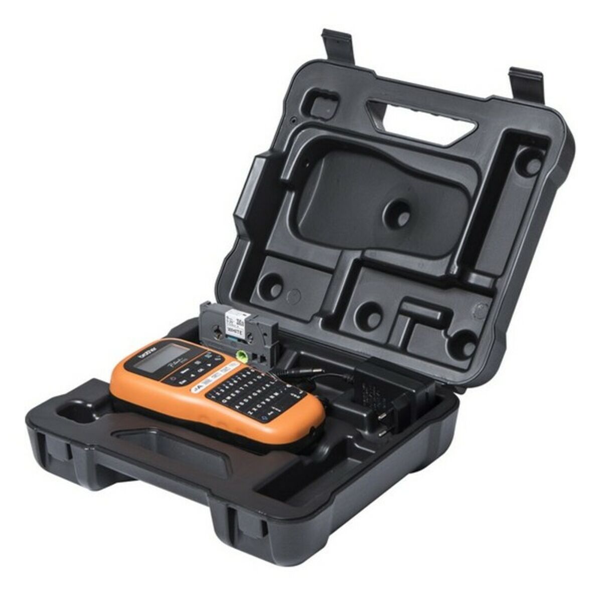 Портативная электронная линейка Brother PT-E110VP LCD Оранжевый-3