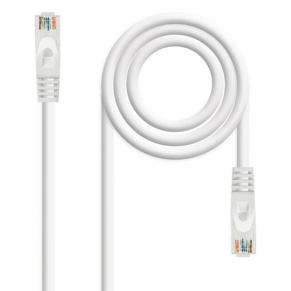 Қатты желілік кабель UTP кат, 6 NANOCABLE 10.20.1803-W LSZH (3 м) Ақ
