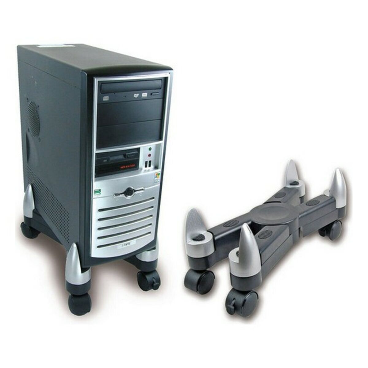 Подставка для ЦПУ с колесиками Fellowes 8039001 Чёрный Пластик-3