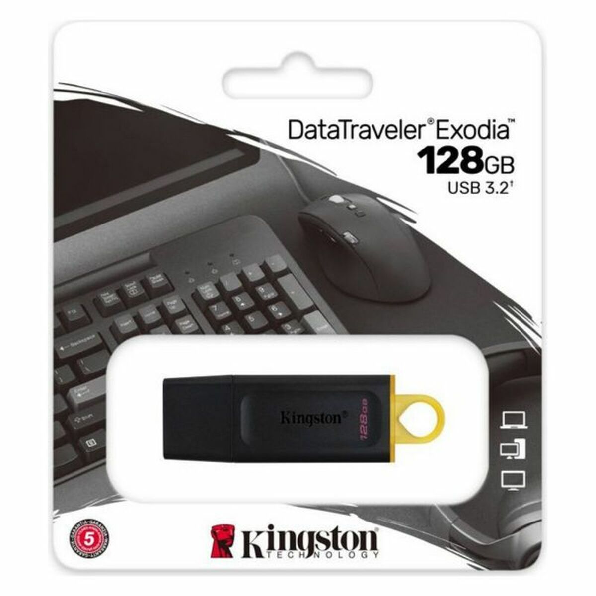 USВ-флешь память Kingston DataTraveler DTX Чёрный USВ-флешь память-5