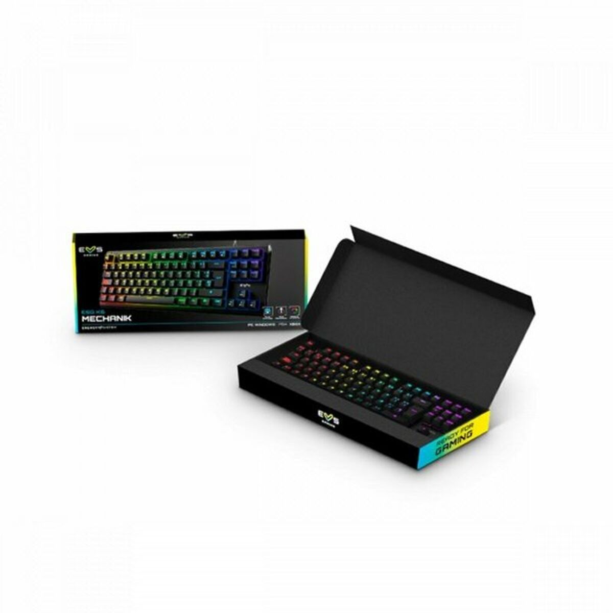 Игровая клавиатура Gaming Energy Sistem Gaming Keyboard ESG K6 Mechanik 1,65 AMOLED GPS 246 mAh Испанская Qwerty-2