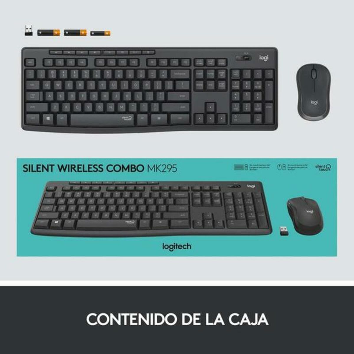 Клавиатура и мышь Logitech MK295-3