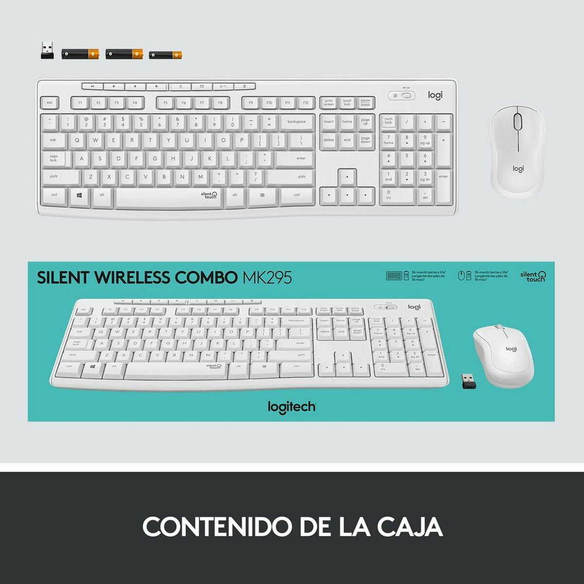 Клавиатура и мышь Logitech MK295-4