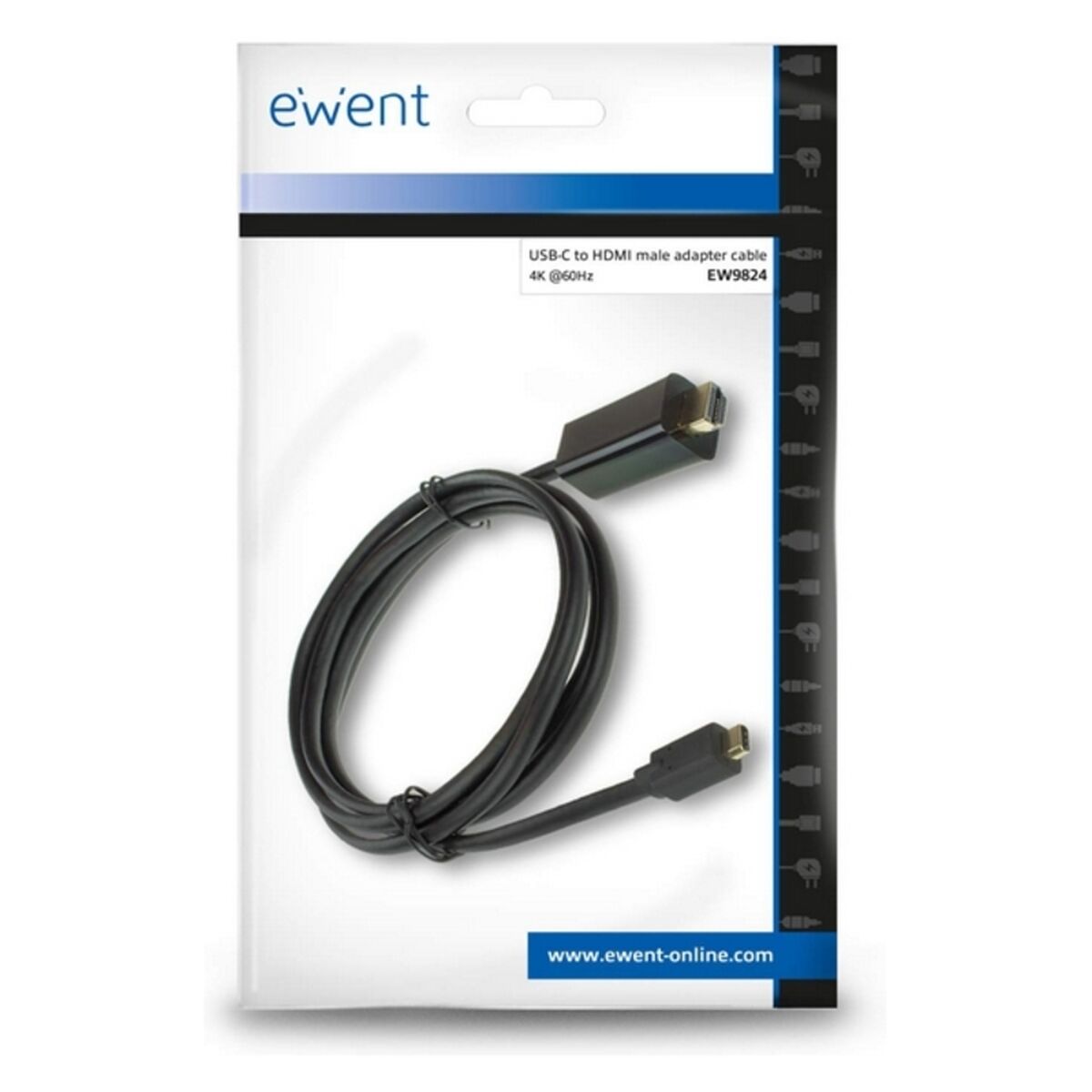 Адаптер USB C—HDMI Ewent EW9824 4K 2 m-2