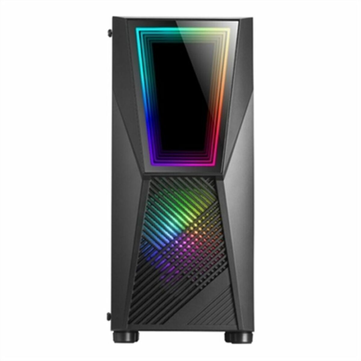 Блок полубашня ATX Galileo Mars Gaming MC777 LED RGB Чёрный-3