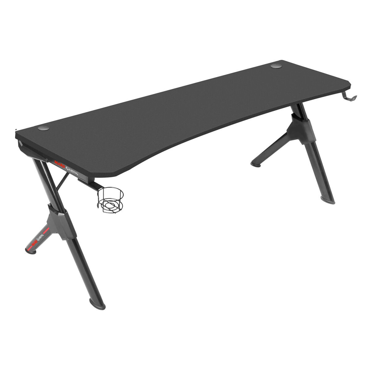 Письменный стол Mars Gaming MGDXLW Белый Чёрный Сталь 160 x 60 cm (160 x 60 cm)-3