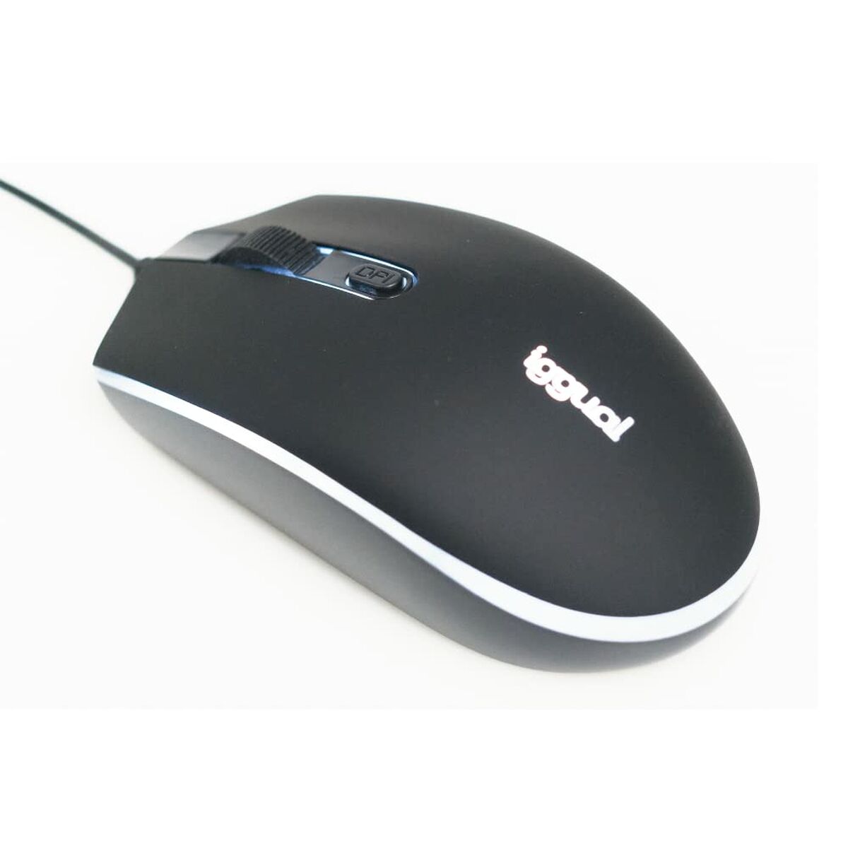 Мышь iggual IGG317624 Белый Чёрный-2