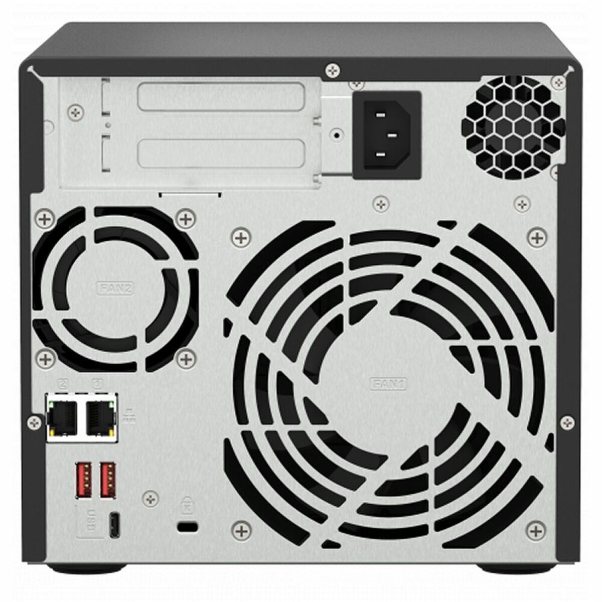 Сетевое системное хранилище данных Qnap TS-473A-8G Чёрный AM4 Socket: AMD Ryzen™ AMD Ryzen V1500B-2