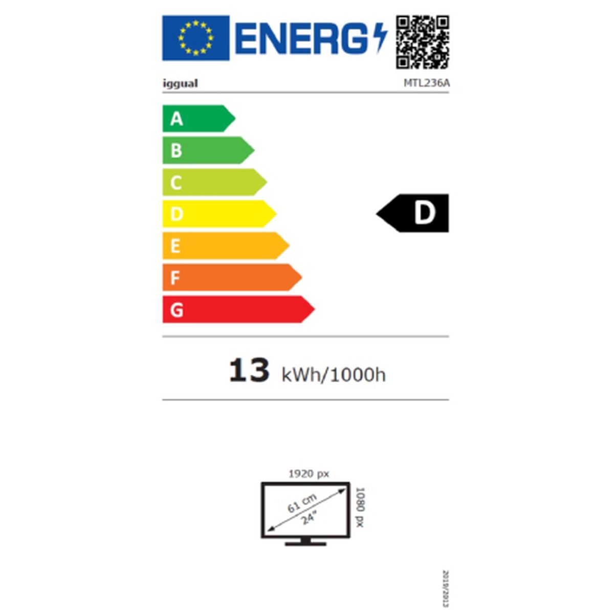 Монитор iggual MTL236A 23,6 FHD LED Full HD 23-5