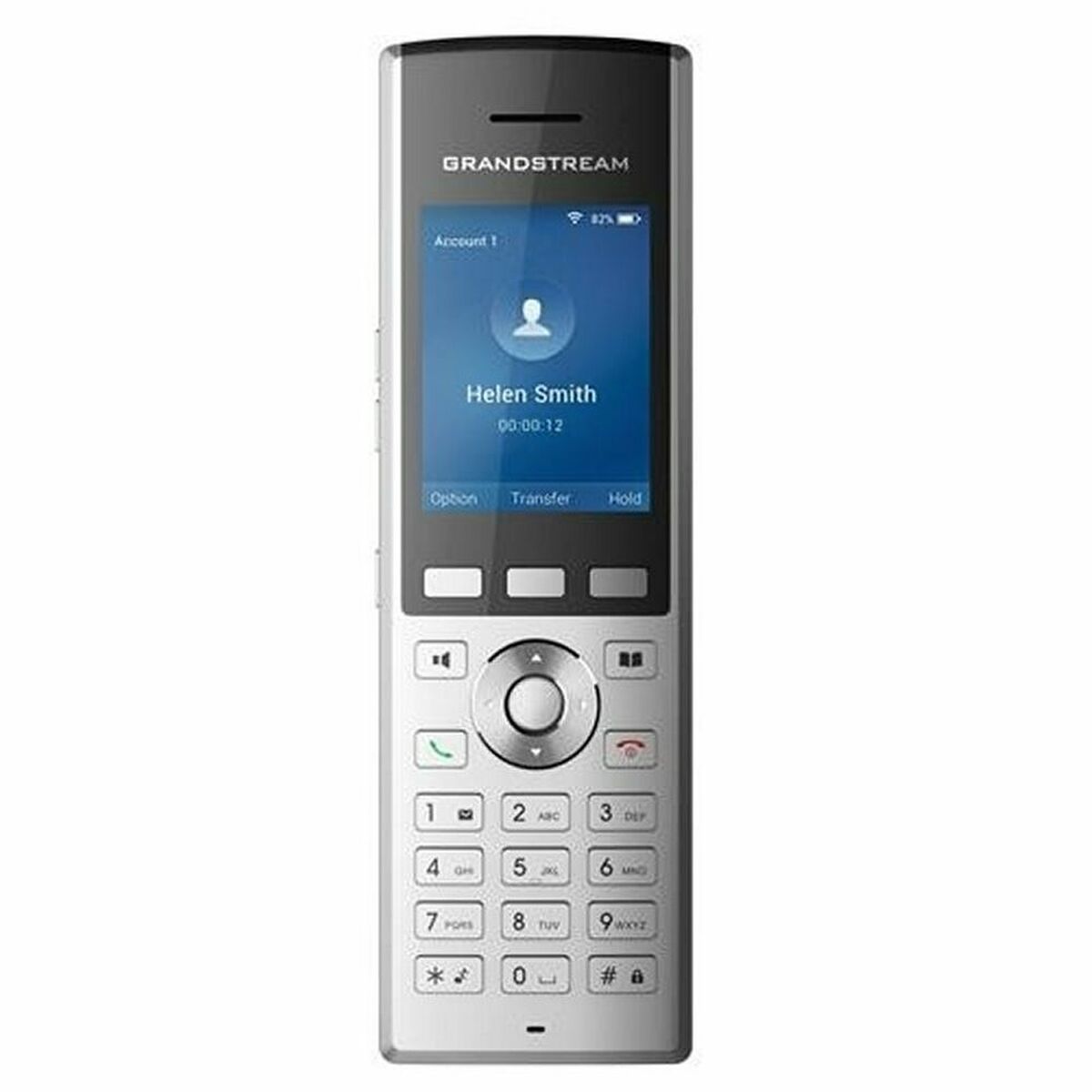 Беспроводный телефон Grandstream WP820 Чёрный/Серебристый-3