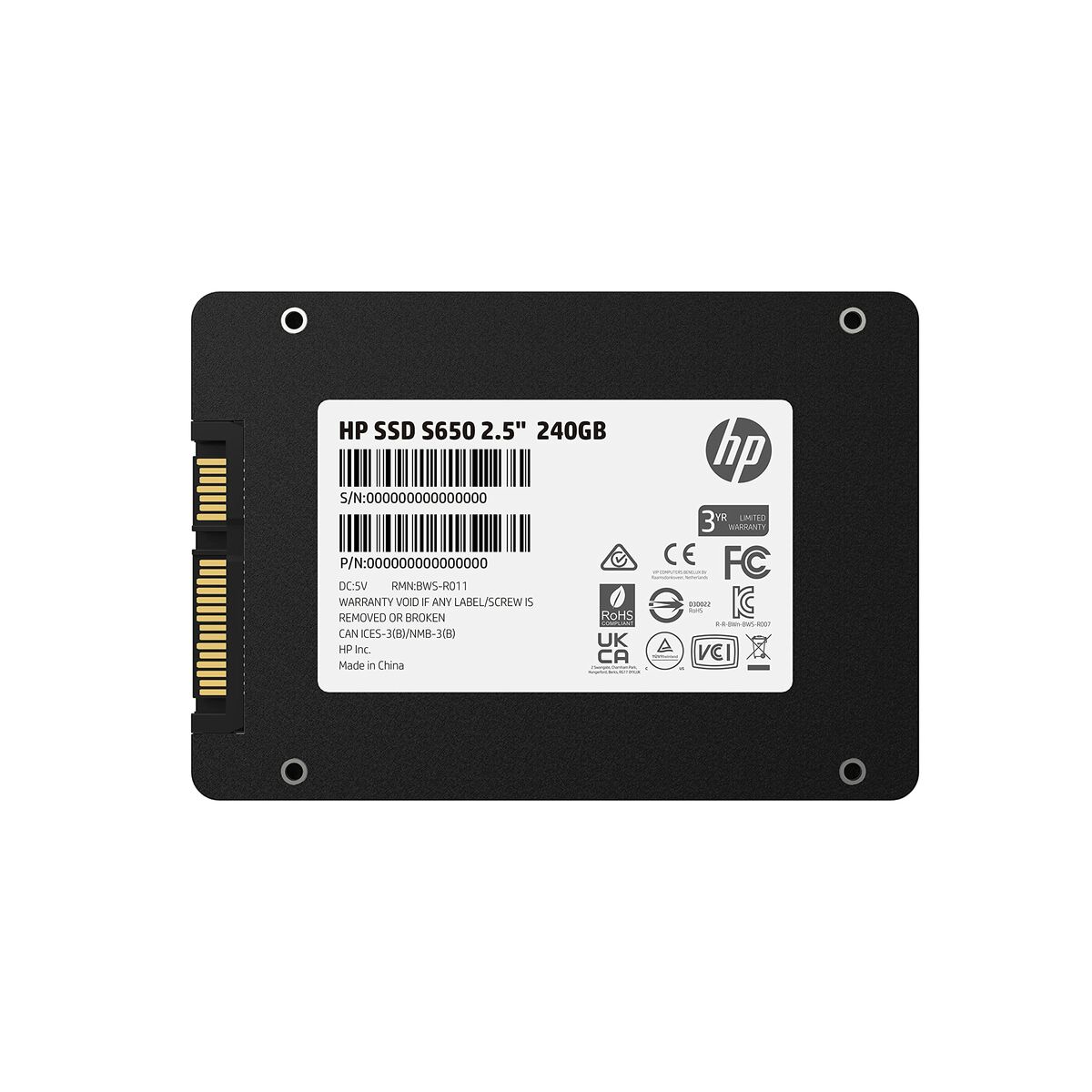 Жесткий диск HP 345M8AA 3,5 240 GB SSD 240 GB SSD 480 GB SSD-2