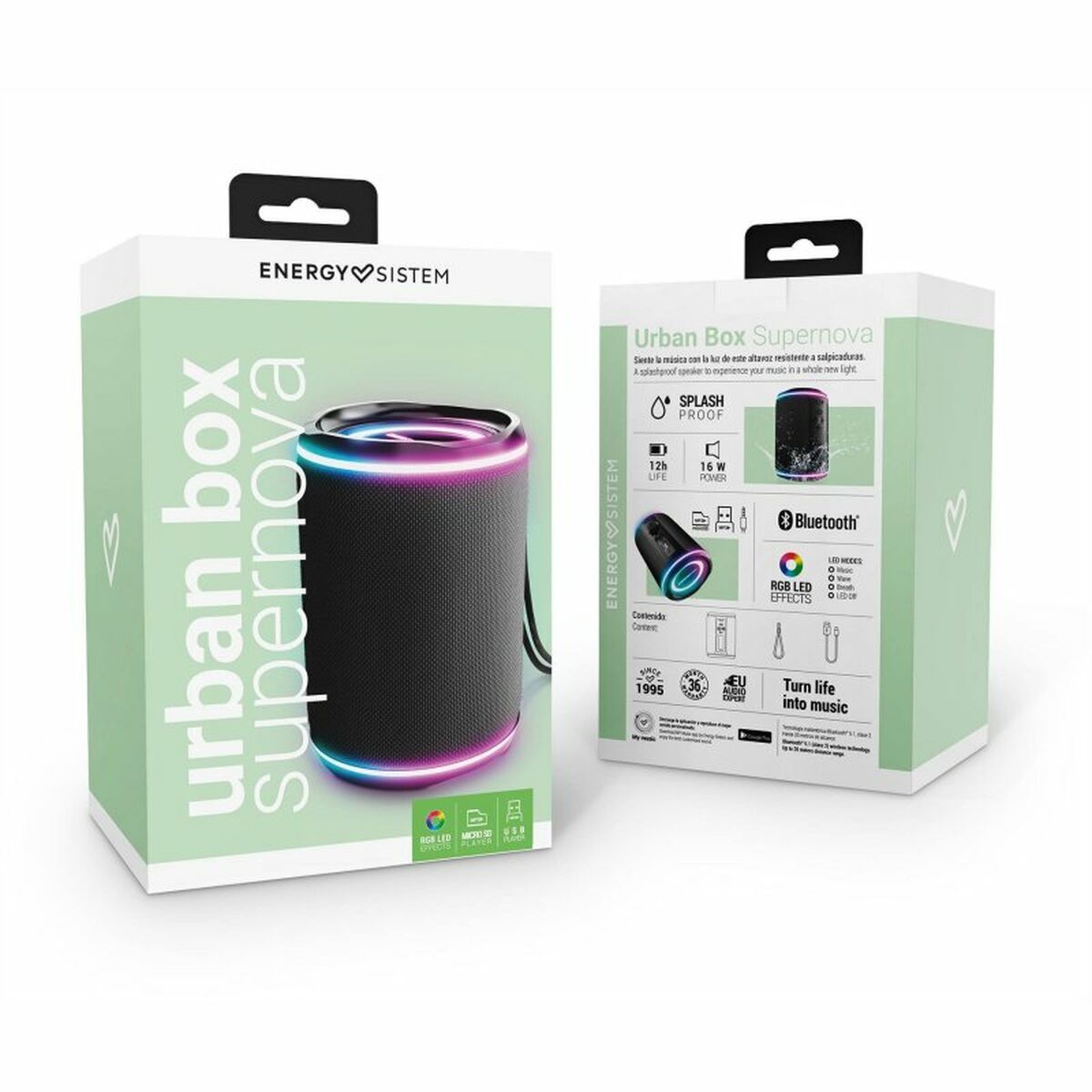 Портативный Bluetooth-динамик Energy Sistem 454938-2