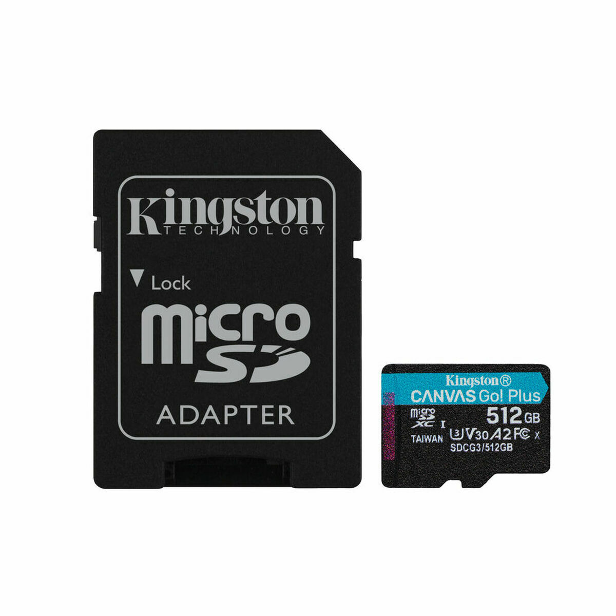 Карта памяти микро-SD с адаптером Kingston SDCG3/512GB          Класс 10 512 GB UHS-I-2
