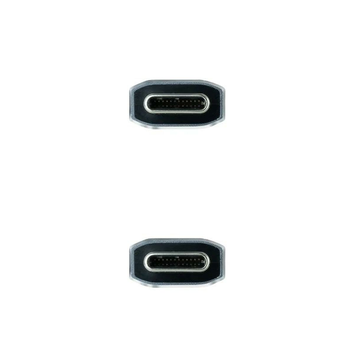 Кабель USB C NANOCABLE 10.01.4100-COMB 50 cm Зеленый-2