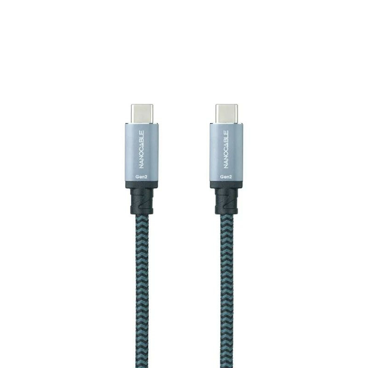 Кабель USB C NANOCABLE 10.01.4100-COMB 50 cm Зеленый-3