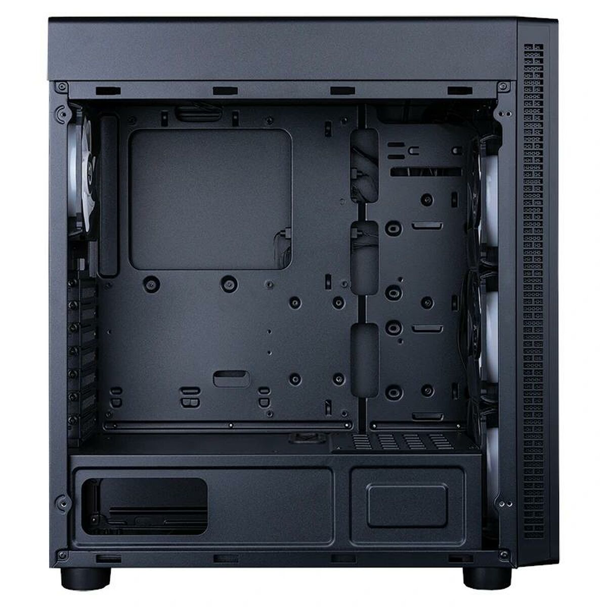 Блок полубашня ATX Galileo Hiditec H1 AIR Чёрный Разноцветный-2