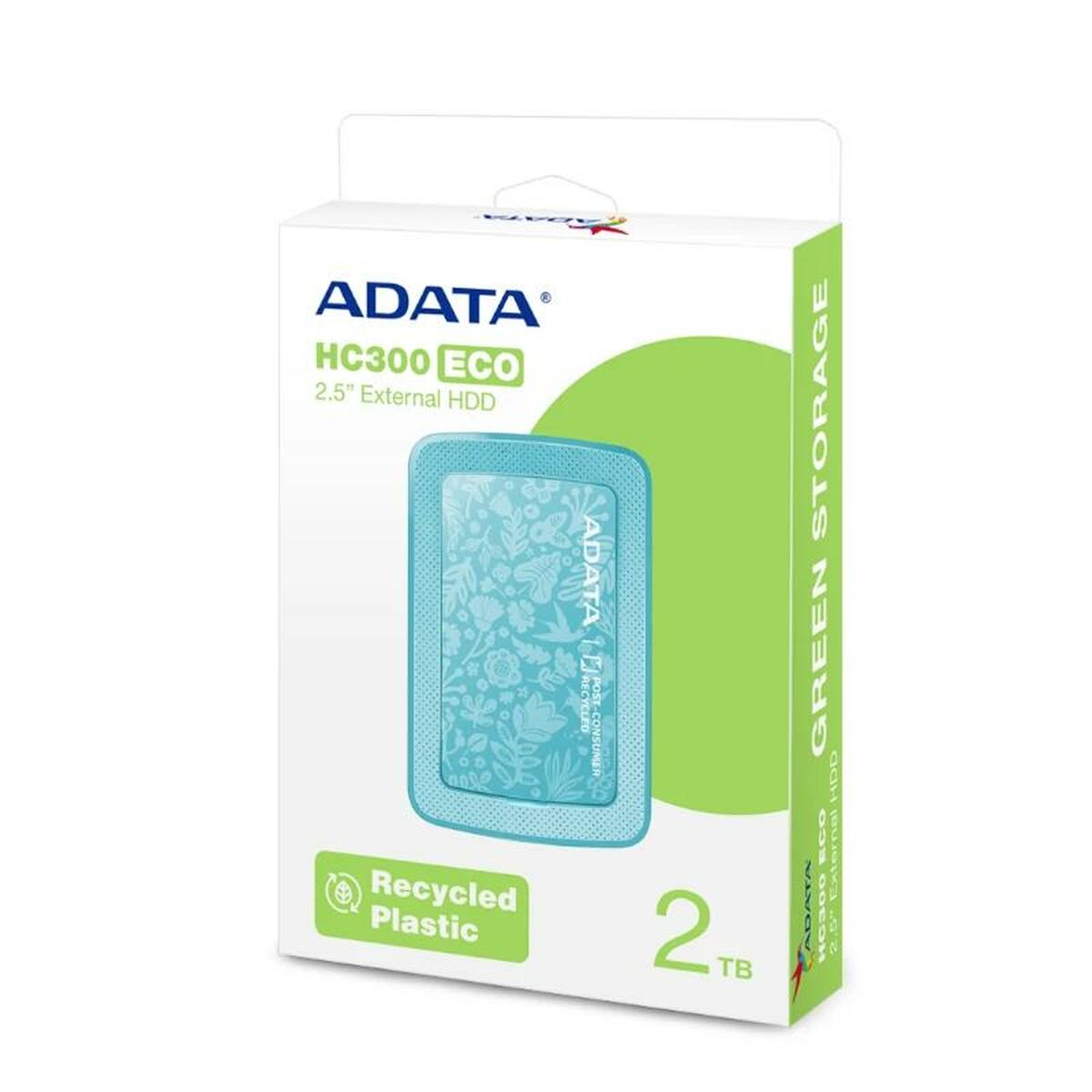 Внешний жесткий диск Adata HC300 Зеленый 2 Тб-2