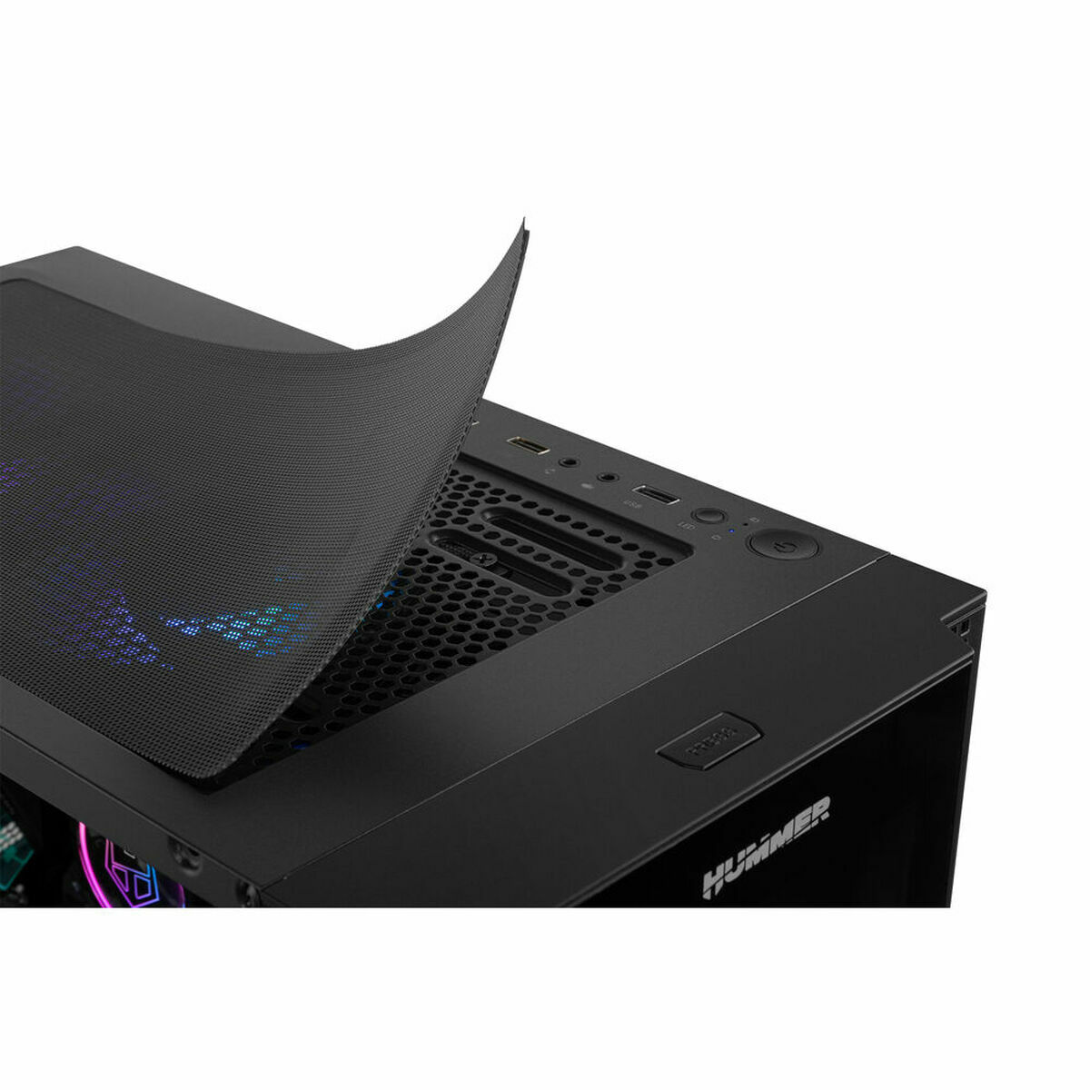 Блок полубашня ATX Galileo Nox Hummer Horus E-ATX Чёрный-4