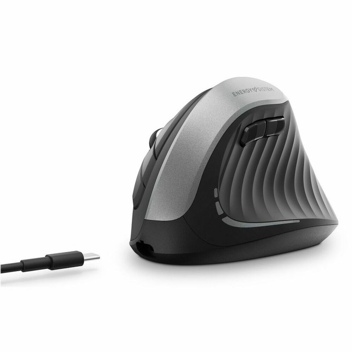 Оптическая беспроводная мышь Energy Sistem Office Mouse 5 Comfy Черный/Серый-2