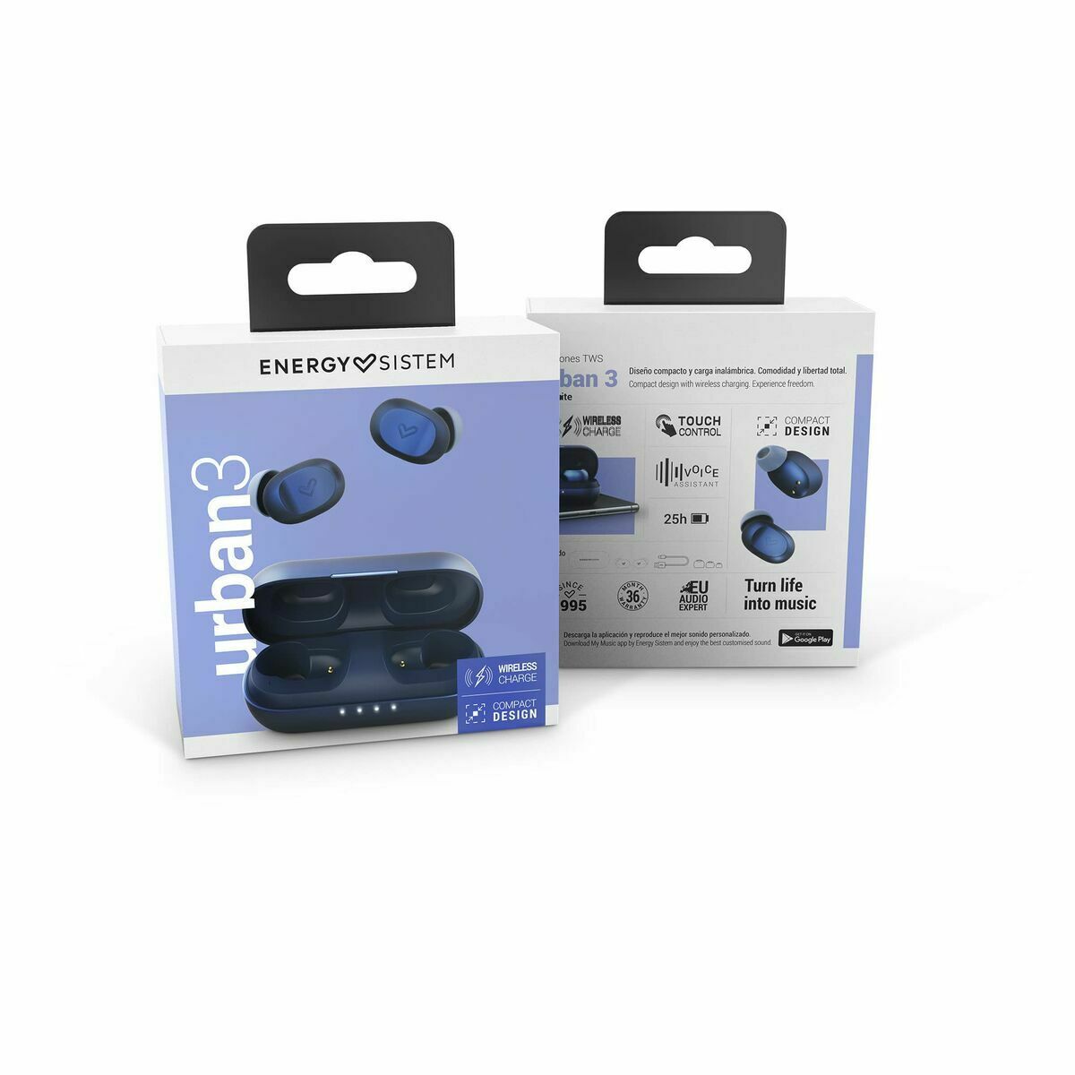 Наушники Energy Sistem Urban 3 Indigo Синий 380 mAh-2