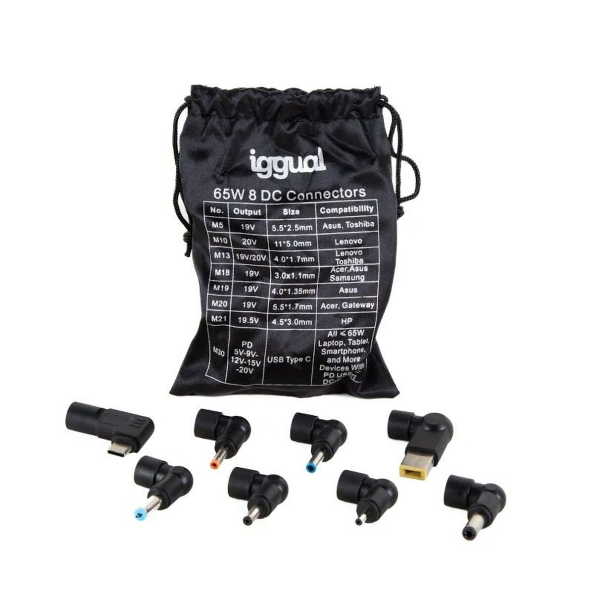 Зарядное устройство для ноутбука iggual IGG318706 65 W-3