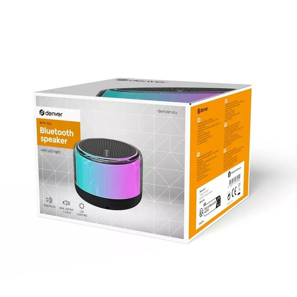 Портативный Bluetooth-динамик Denver Electronics BTP-103 30 W 300 mAh-2