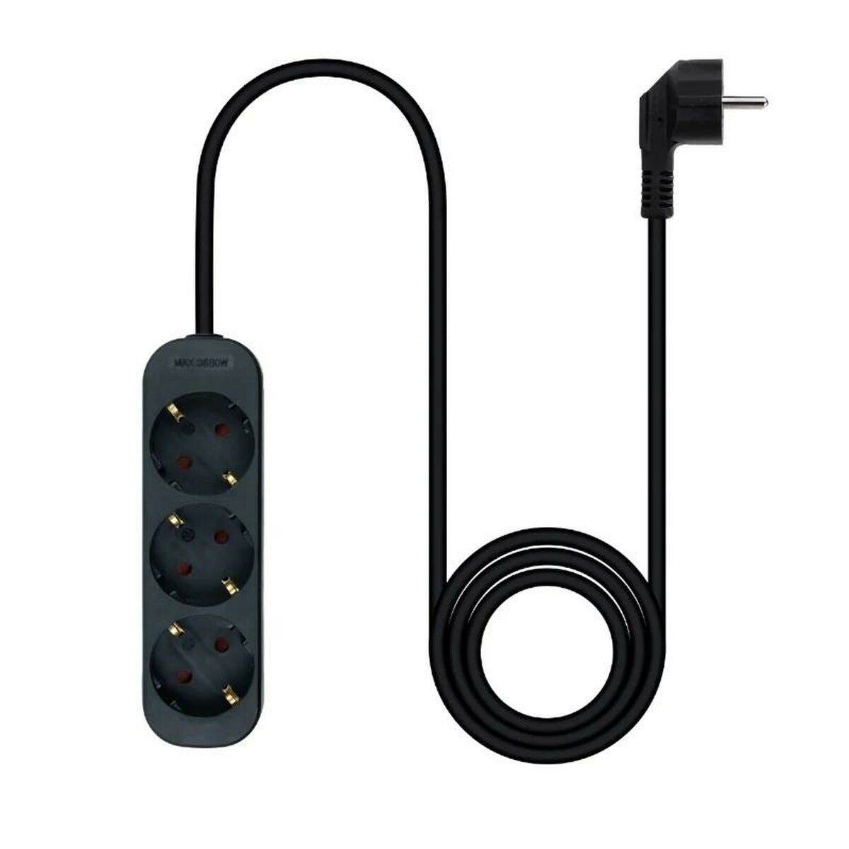 Свинец NANOCABLE 10.37.0004-NS-BK 3680 W 250 V 1,4 m-2