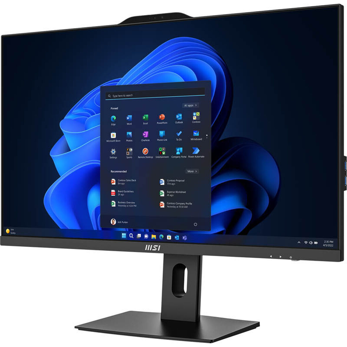 Всё-в-одном MSI AP272P-483ES 27 Intel Core i5-14400 8 GB RAM 512 Гб SSD Чёрный-4