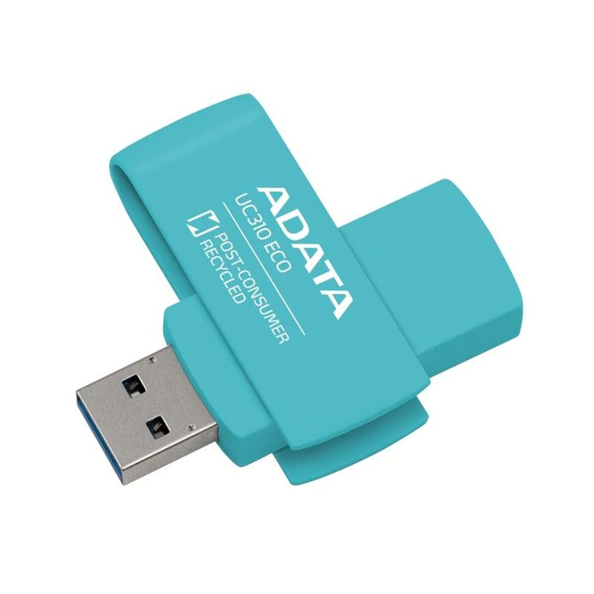 USВ-флешь память Adata UC310  64 Гб Зеленый-4