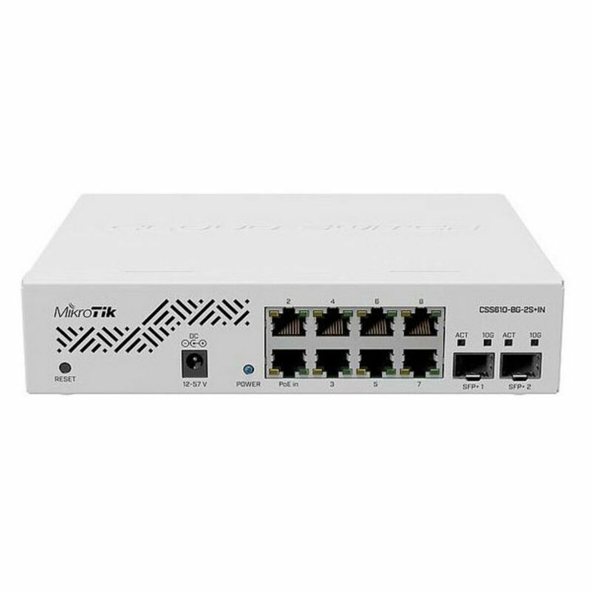 Настольный коммутатор Mikrotik CSS610-8G-2S+IN RJ45-2
