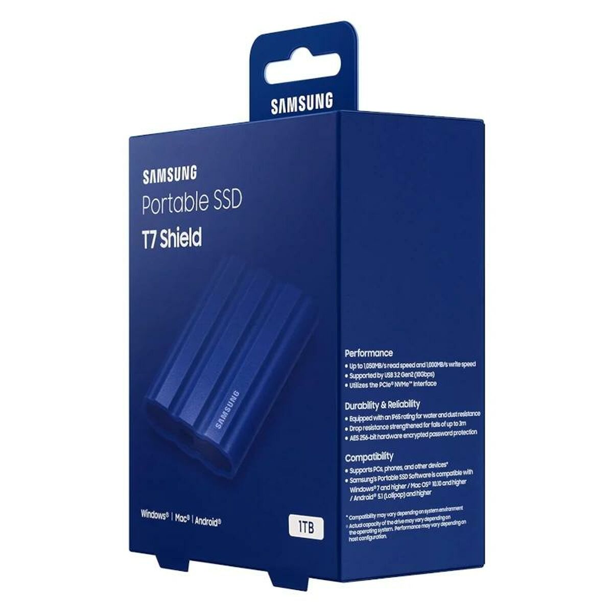 Зовнішній жорсткий диск Samsung MU-PE1T0R/EU 2,5 1 TB 1 TB SSD-2