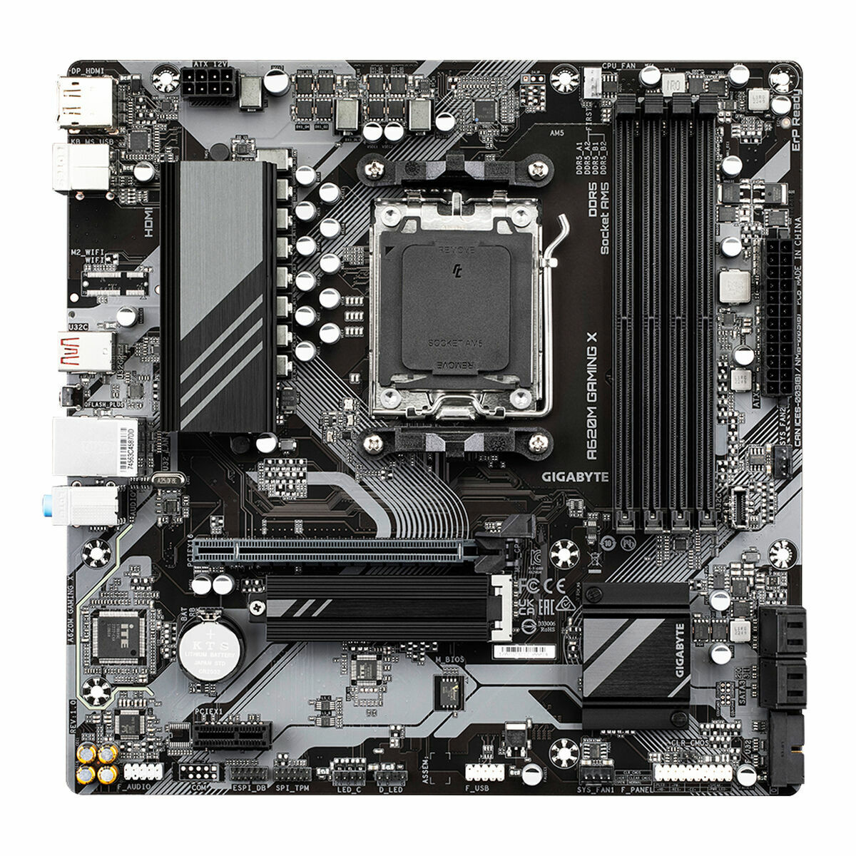 Gigabayt A620M GAMING X AMD AMD Anakart AM5