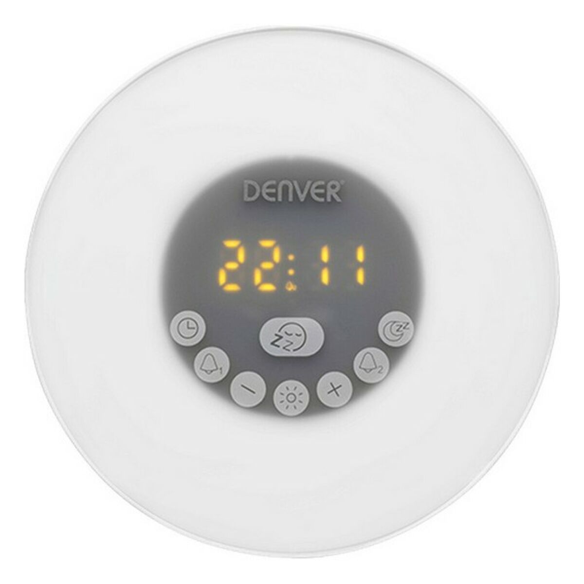 Радио с будильником Denver Electronics 111131010010 FM Bluetooth LED-2