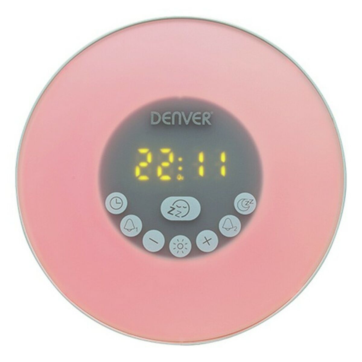 Радио с будильником Denver Electronics 111131010010 FM Bluetooth LED-4