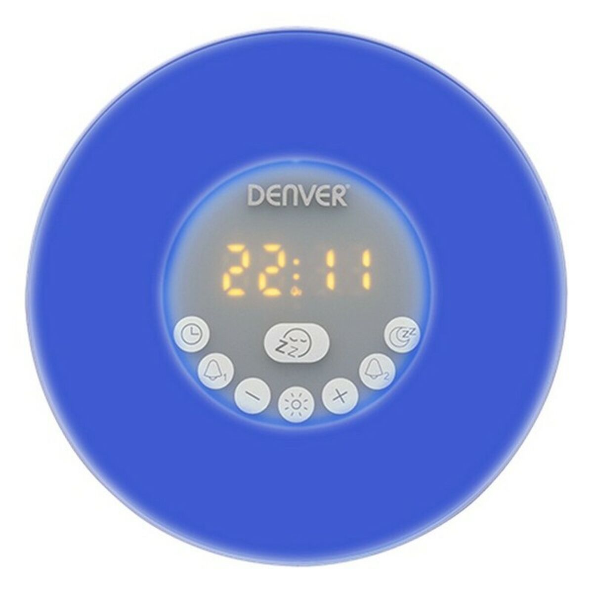 Радио с будильником Denver Electronics 111131010010 FM Bluetooth LED-5