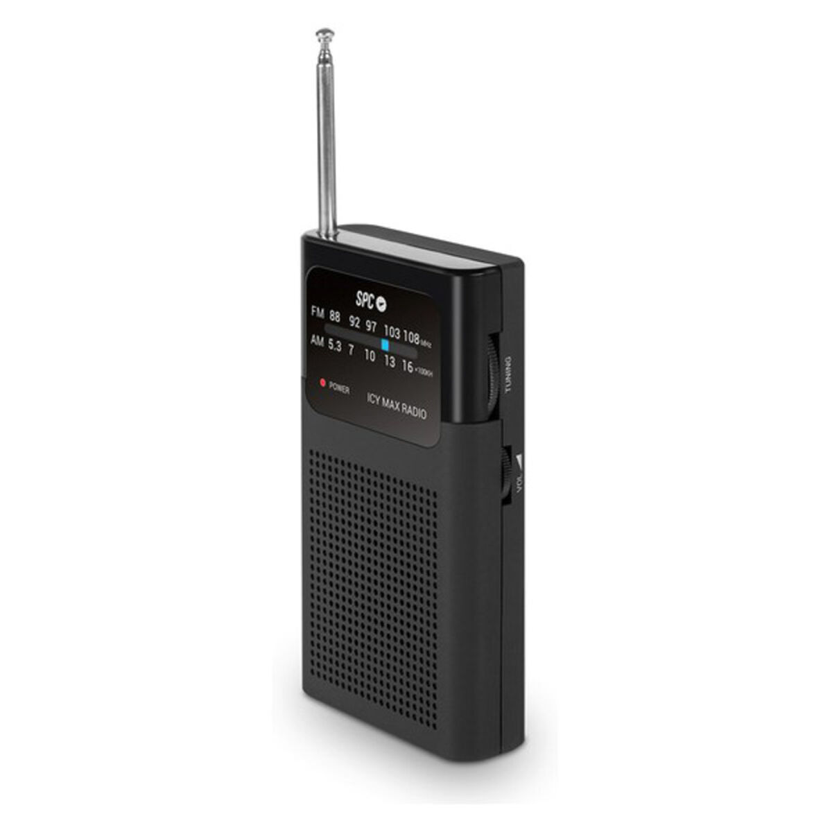 Радиотранзистор SPC SPC Icy Max AM/FM 0,3W NEGRO-2