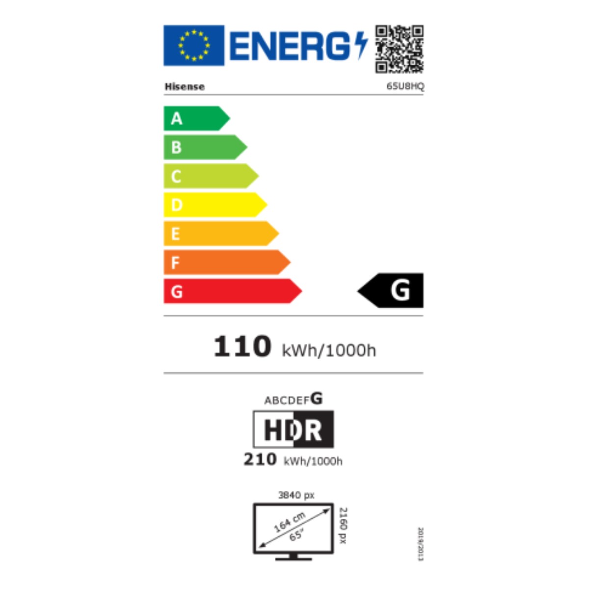Смарт-ТВ Hisense 65U8HQ 65 4K ULTRA HD QLED WIFI 4K Ultra HD 65 LED HDR-5