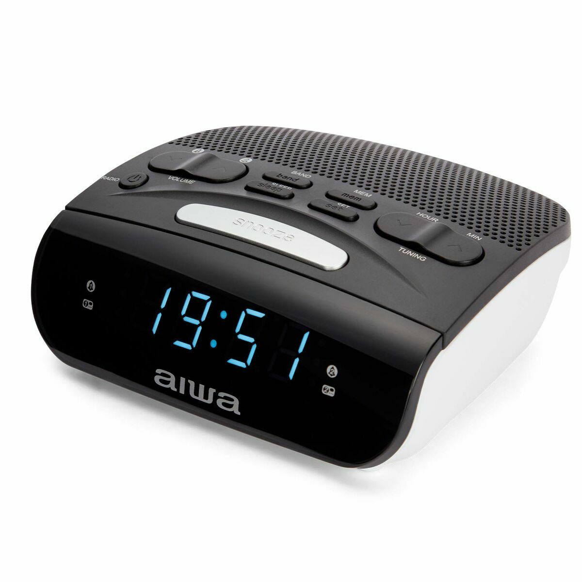 Радио с будильником Aiwa CR-15 Чёрный (1 штук)-3