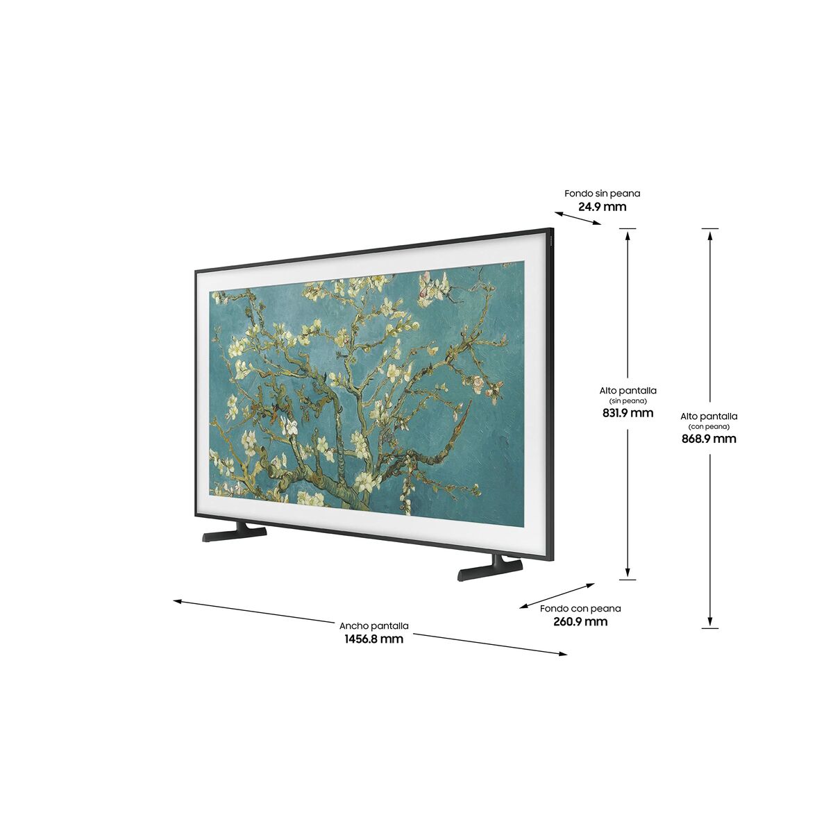 Samsung TQ65LS03B 4K Ultra HD 65 HDR QLED AMD FreeSync Smart TV-2