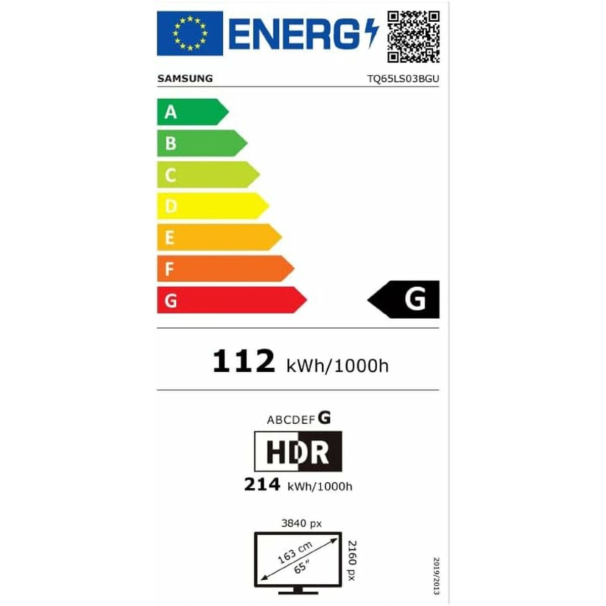 Samsung TQ65LS03B 4K Ultra HD 65 HDR QLED AMD FreeSync Smart TV-3